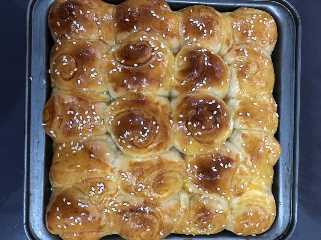 脆底蜂蜜小面包