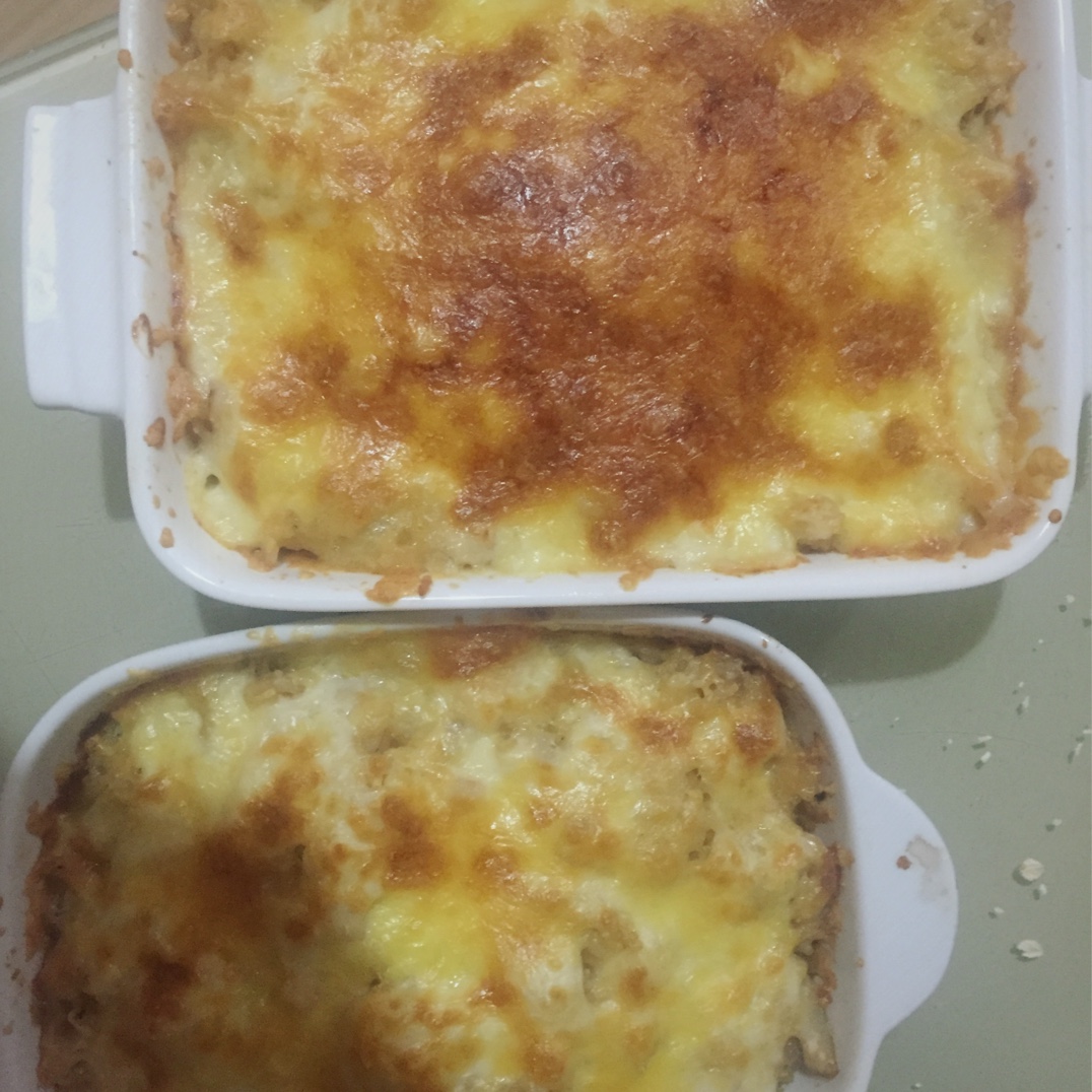 海鲜焗饭 Seafood Fried Rice with Cheesy Topping