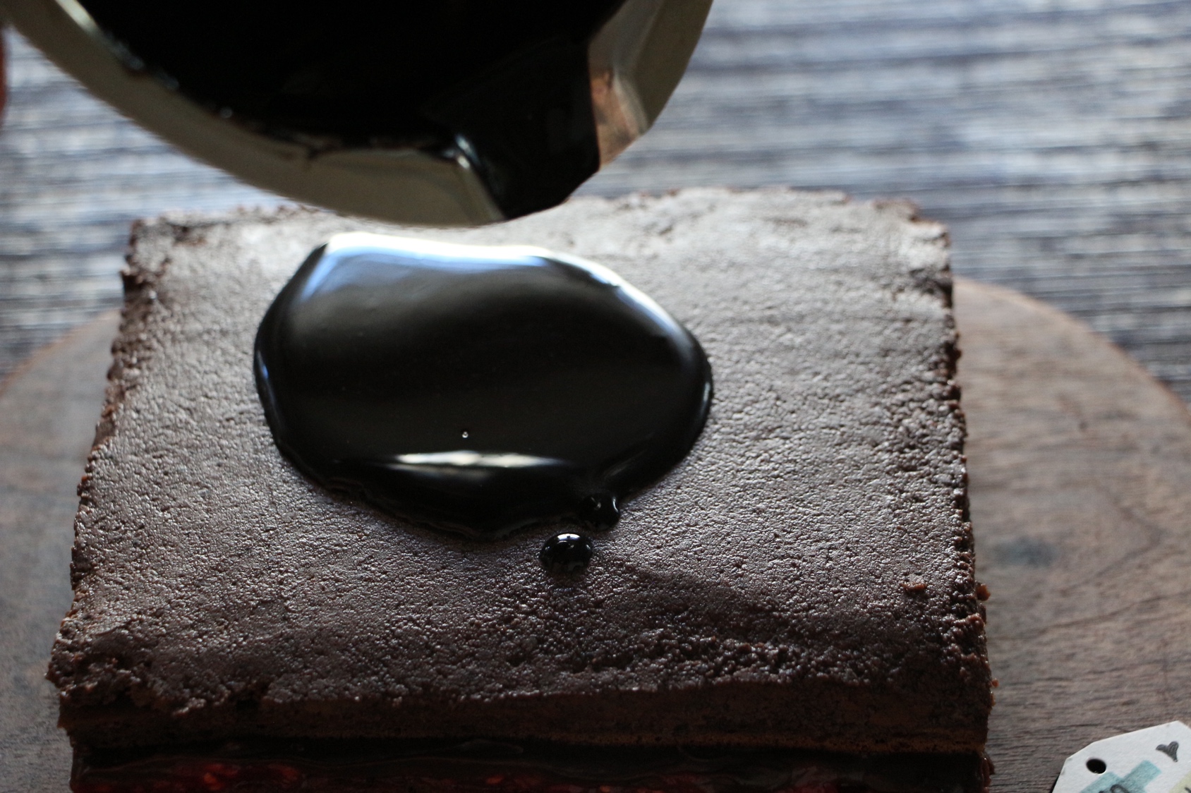 巧克力覆盆子Cake的做法 步骤19