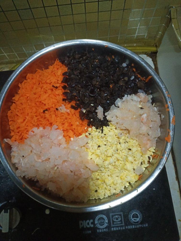 胡萝卜素三鲜馅包子