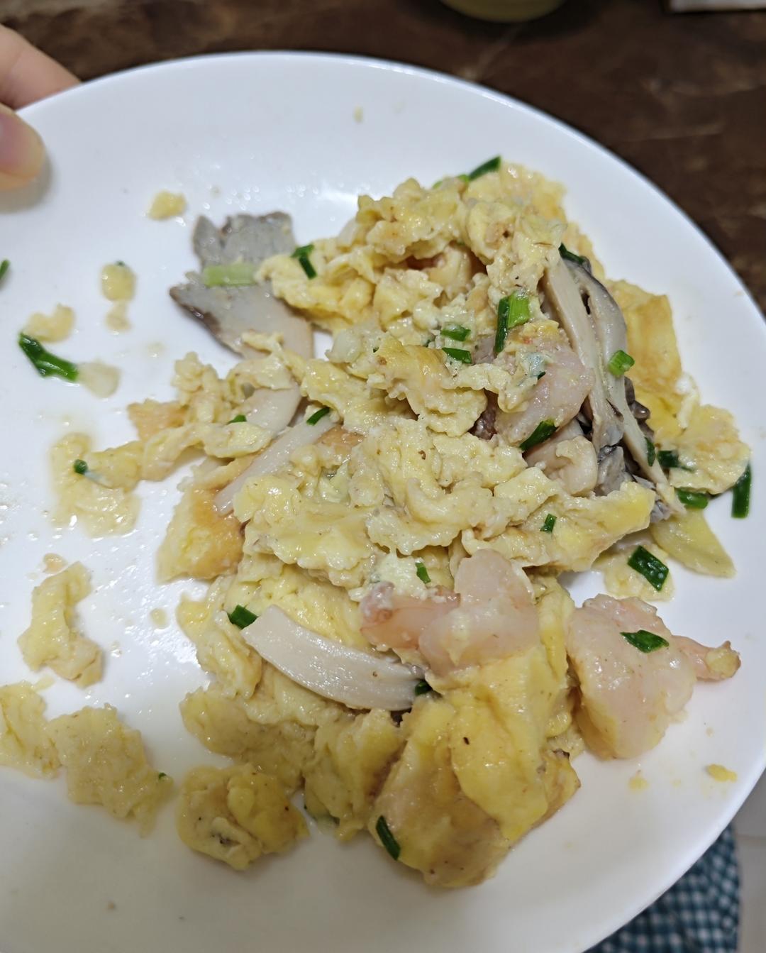 【虾仁滑蛋】超嫩滑，复刻茶餐厅经典