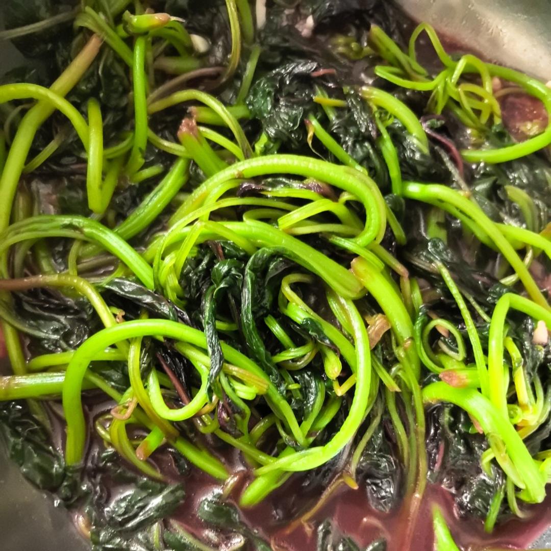 清炒红苋菜（简单菜也有窍门，一看就明白）