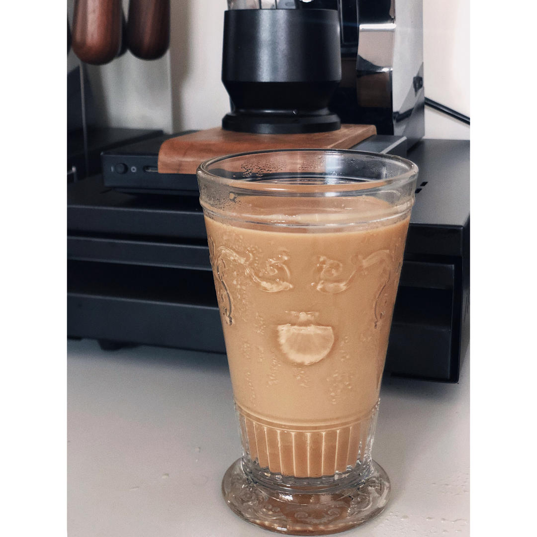 红茶鸳鸯拿铁☕️自制星巴克同款咖啡
