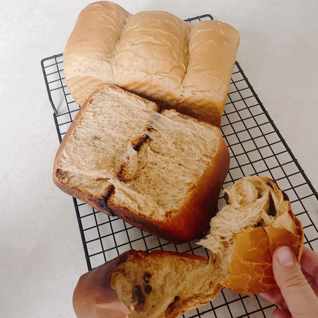 红糖土司，超软，放3天依然很软