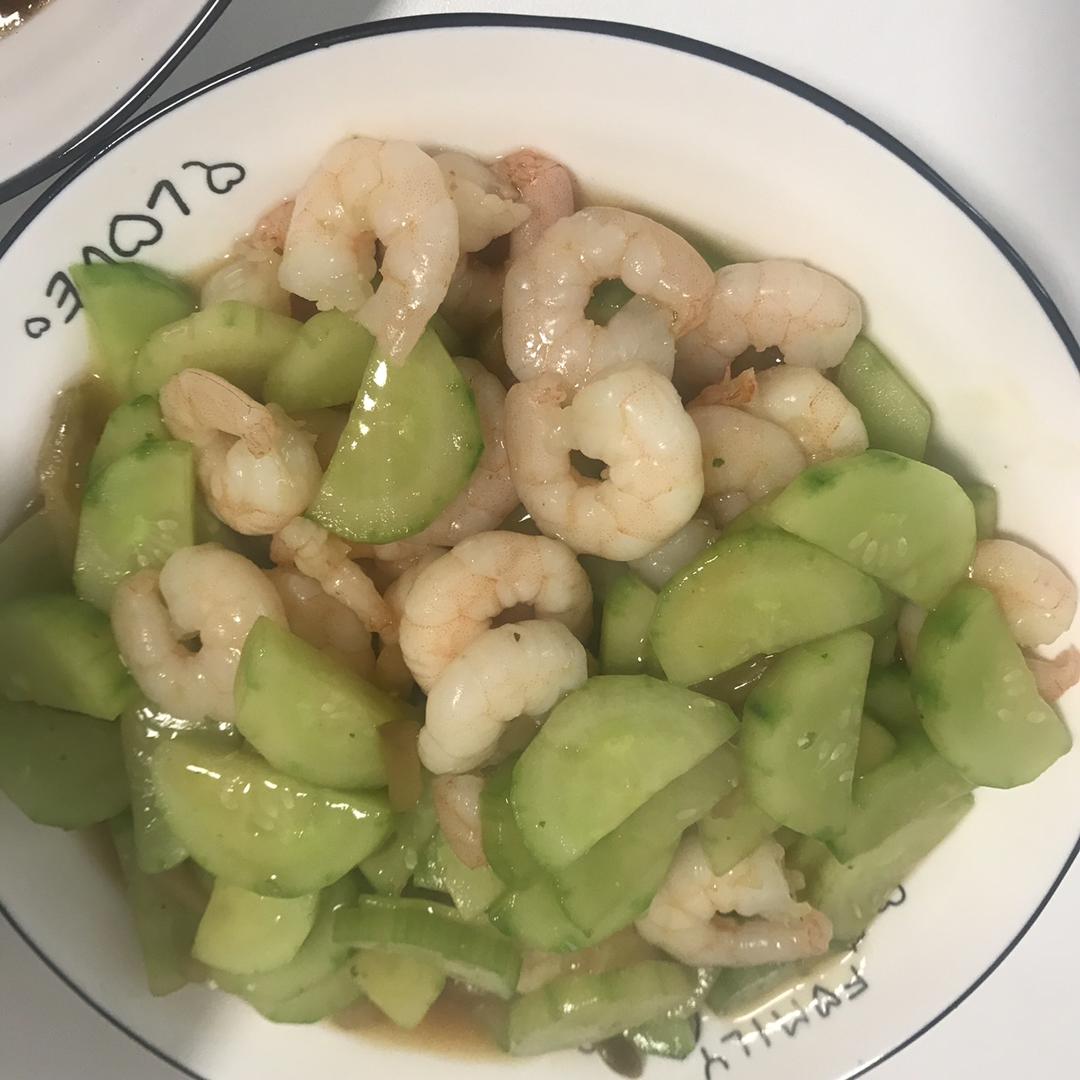 虾仁炒青瓜