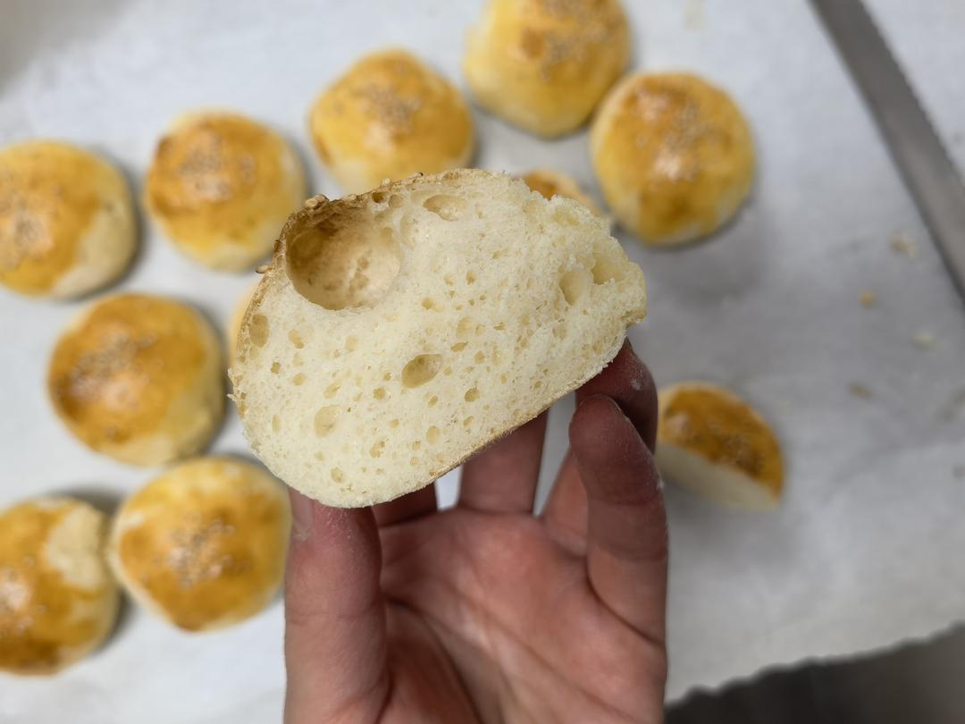 新手一发：奶香小面包