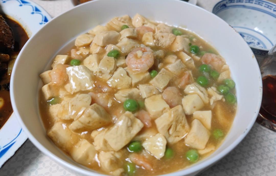 虾仁豆腐