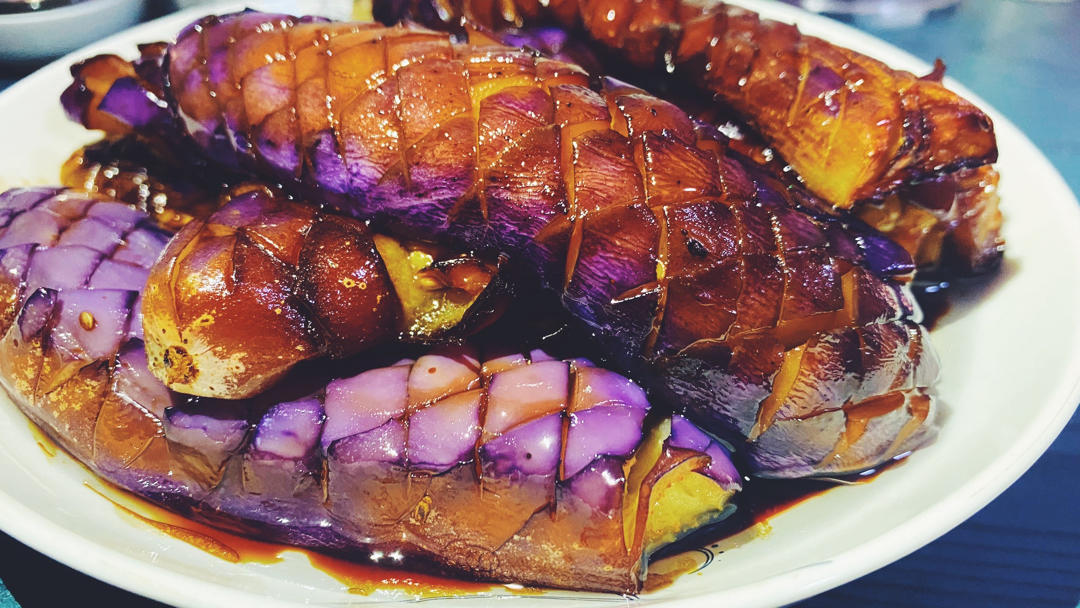 家常日料，简单油浸茄子
