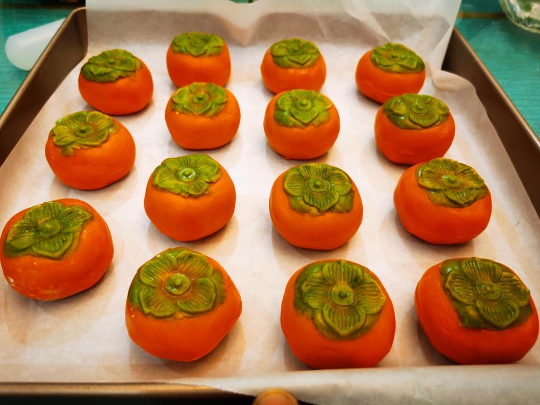 全网独家（原创）柿柿如意—广式金沙奶黄月饼（内附视频做法）