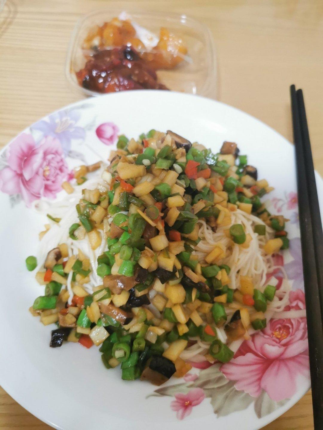 长豆角拌面卤