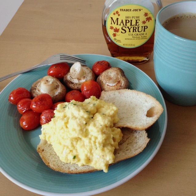 Scrambled Eggs with Smoked Salmon