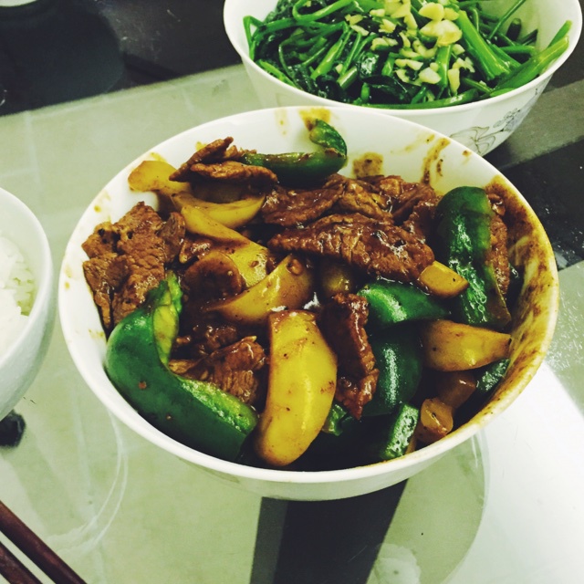黑椒牛柳