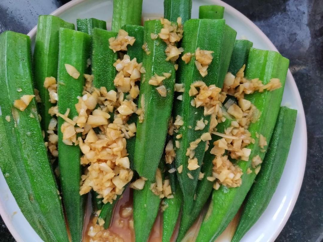 蒜蓉秋葵