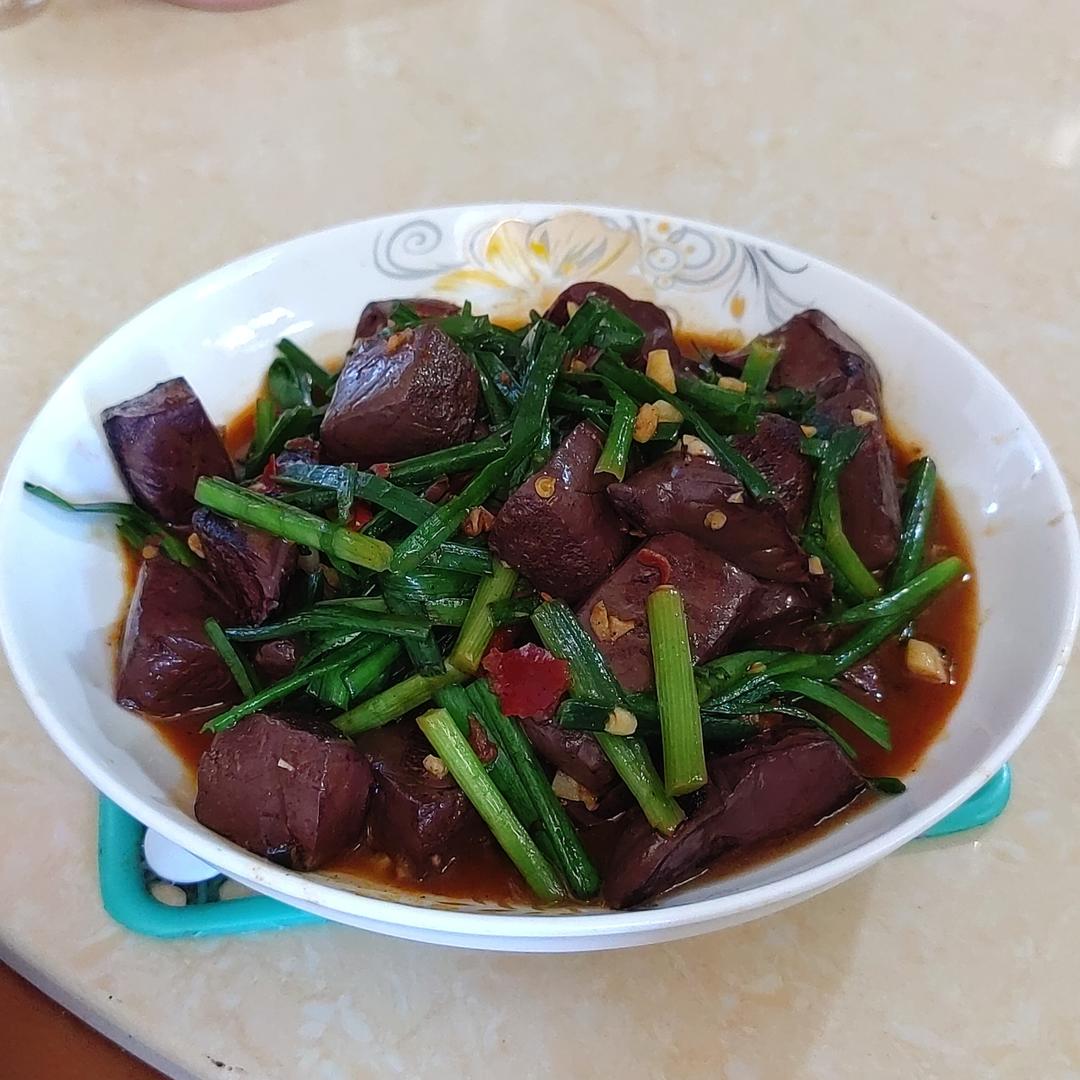 无敌好吃入味红烧猪血