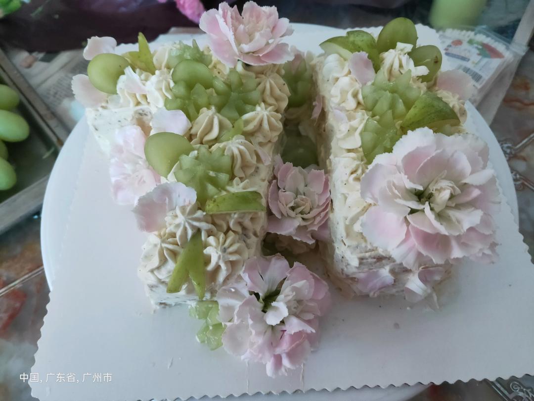 茉莉抹茶青提蛋糕