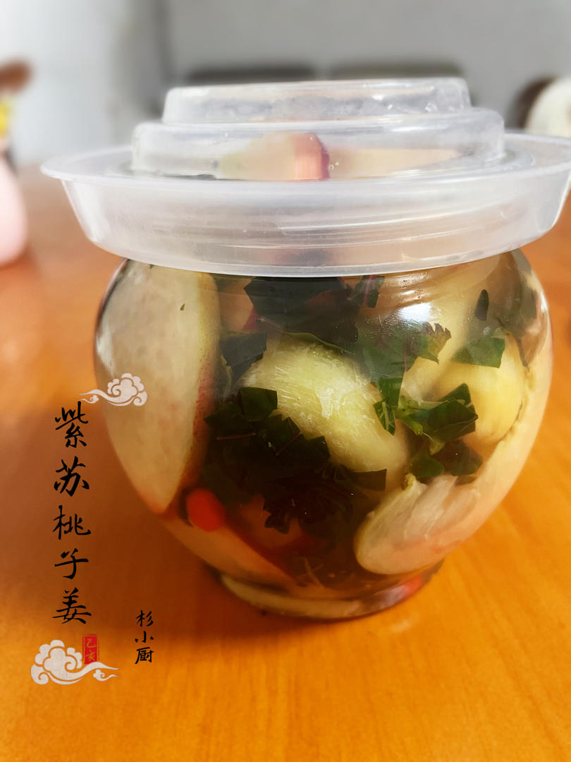 长沙夜市超受欢迎的紫苏桃子姜学会了就不用买了