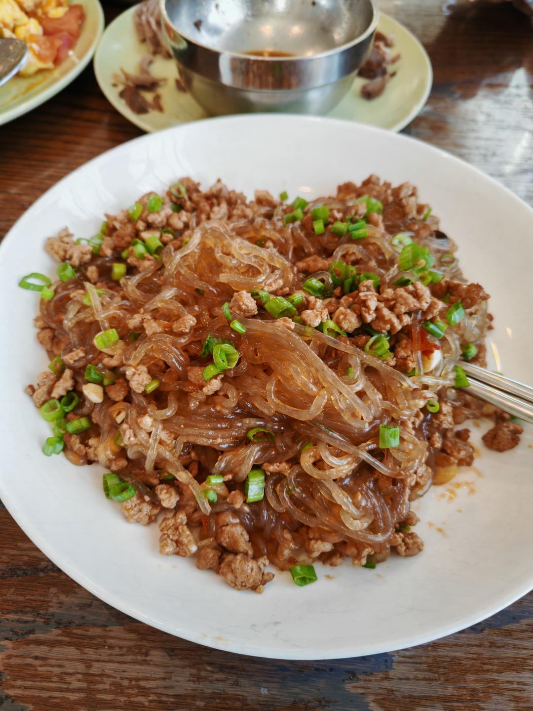 蚂蚁上树——肉沫粉条