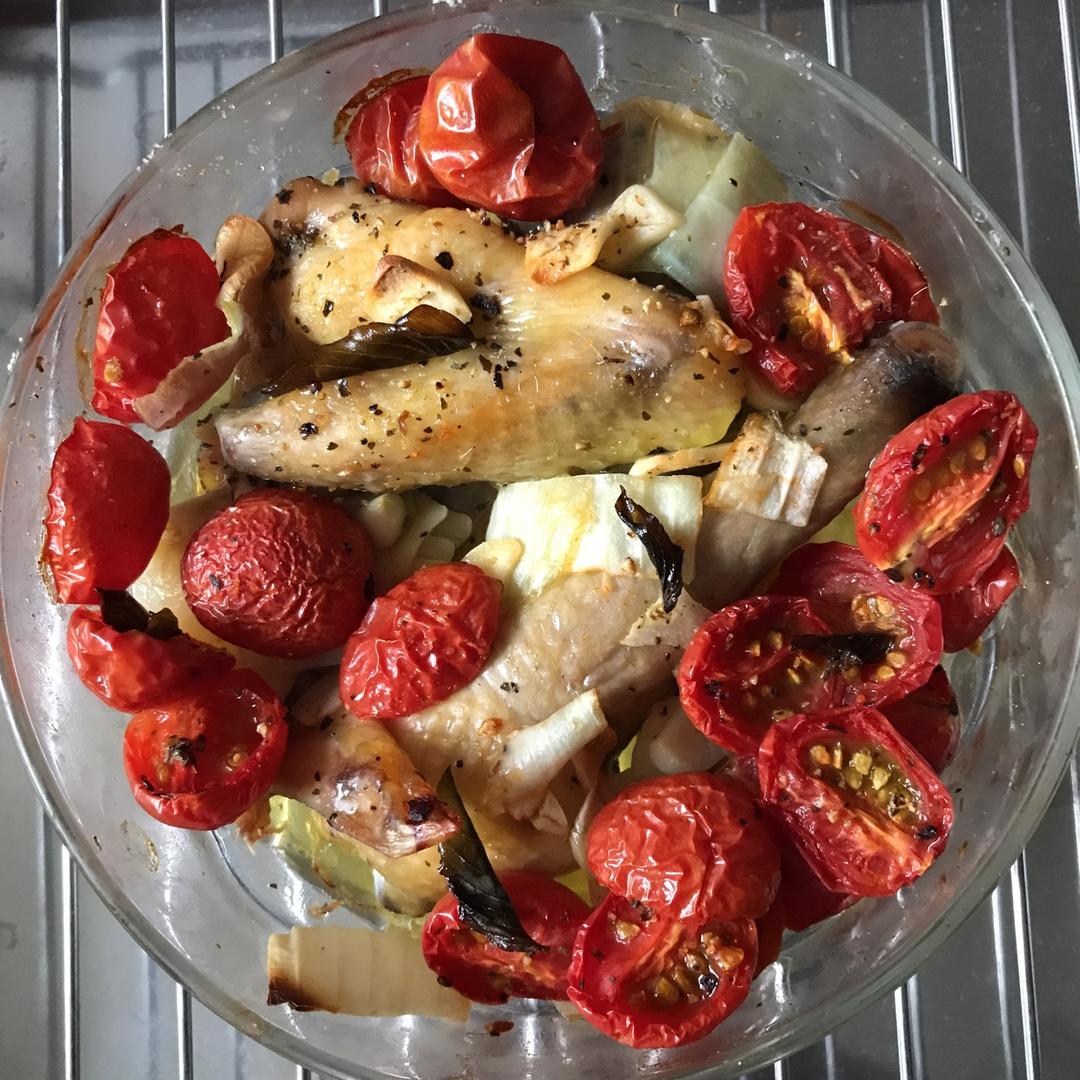 脆皮罗勒烤鸡腿