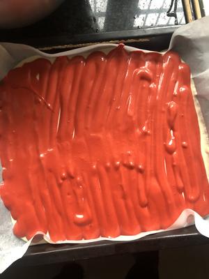 美美哒红丝绒蛋糕卷的做法 步骤8
