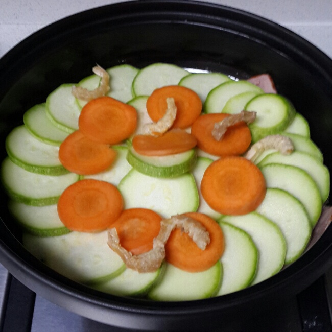 培根葫芦茄丁煲