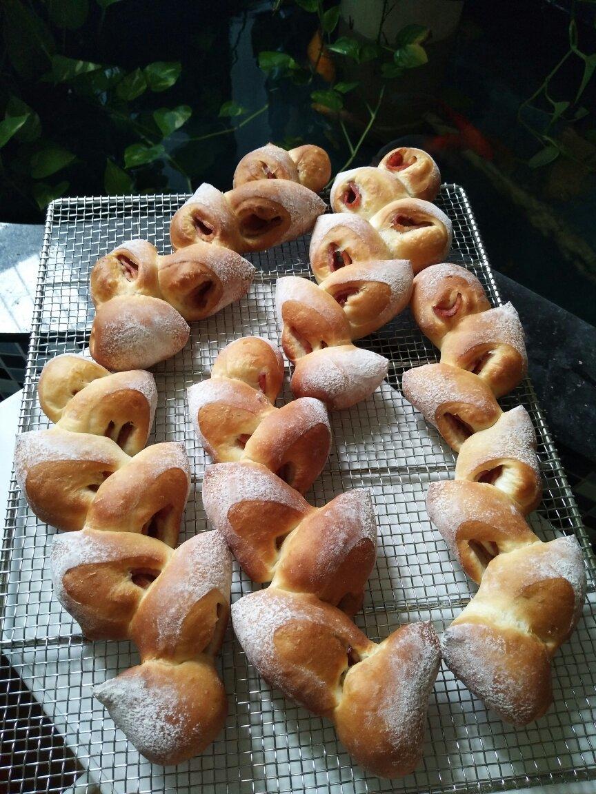 芬芬坊做的肉控者福利:麦穗面包