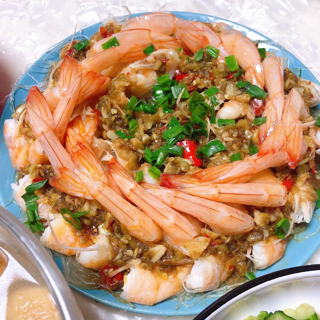 蒜蓉粉丝开边虾