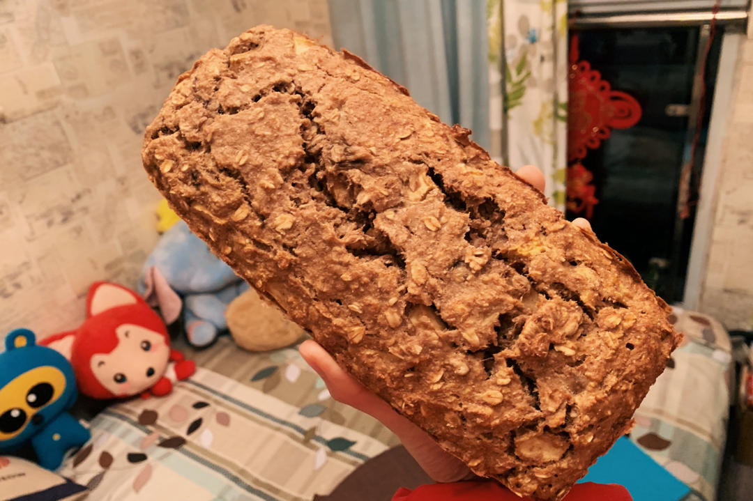 暖香燕麦苹果快手面包丨健康·烘焙
