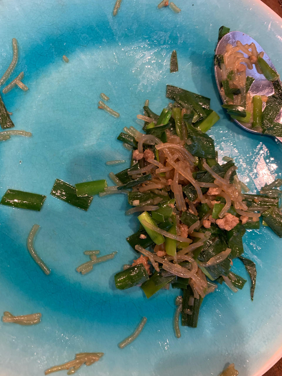 韭菜炒粉丝
