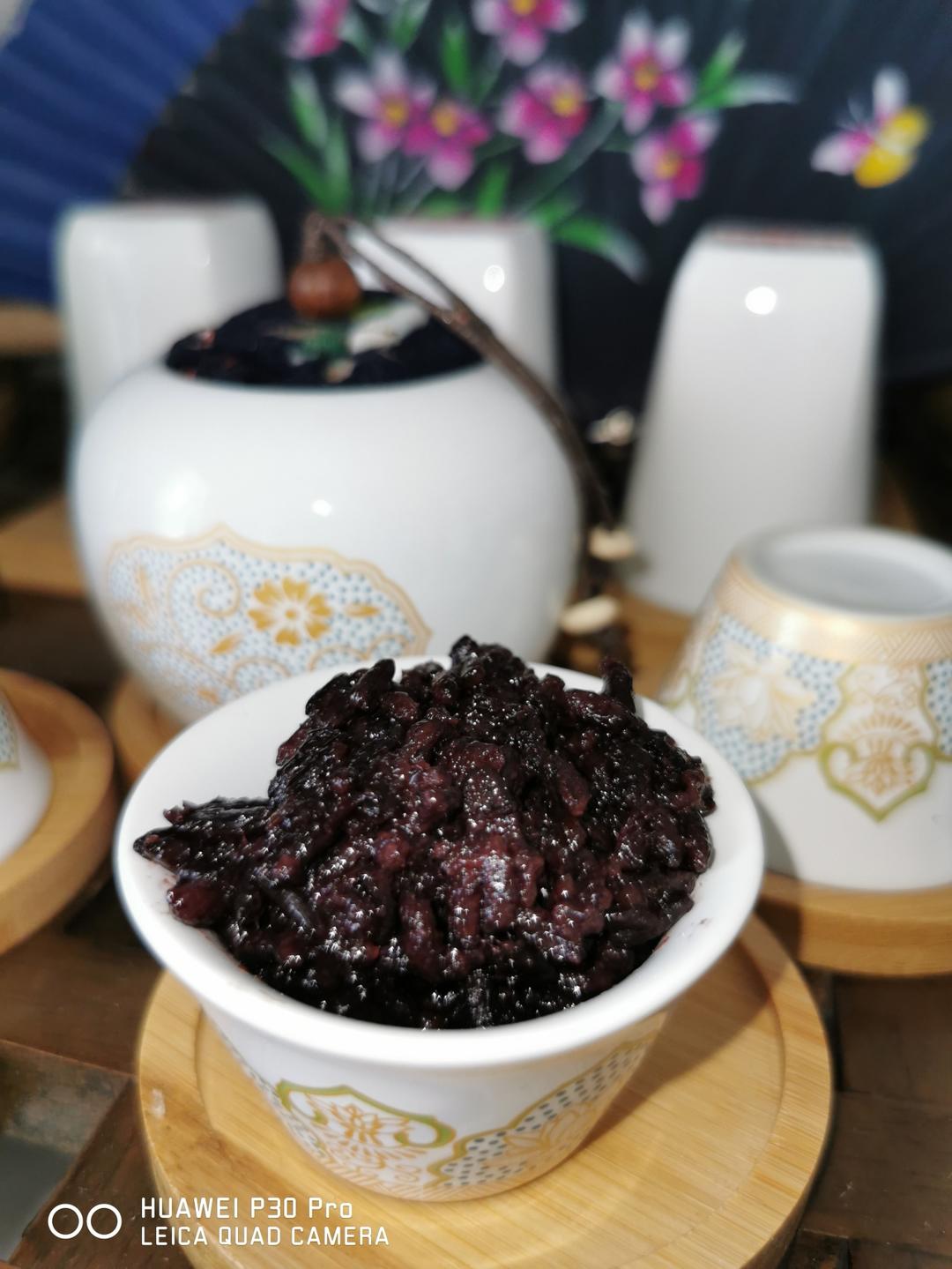 云墨紫米饭的做法