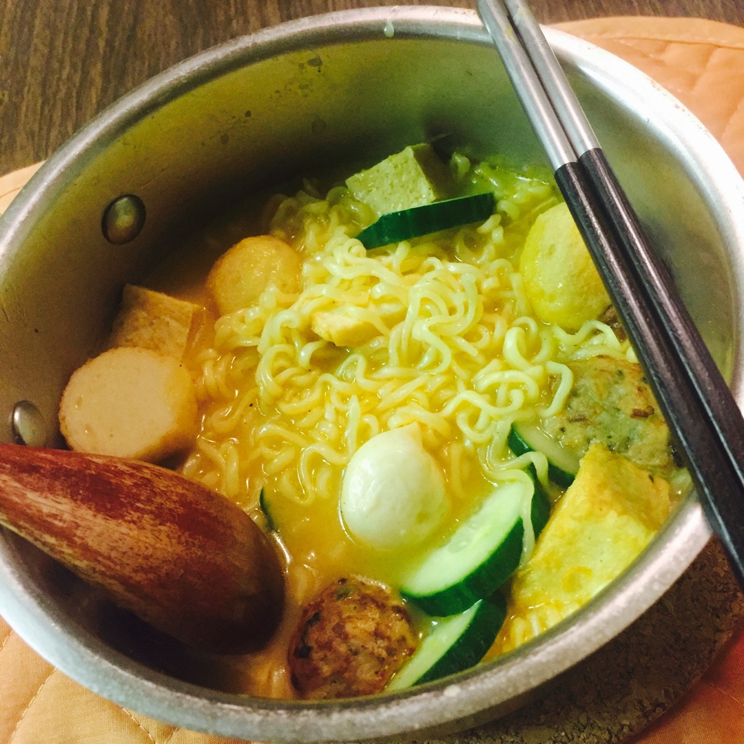 满足食欲的深夜秘密 森系浓香泡面