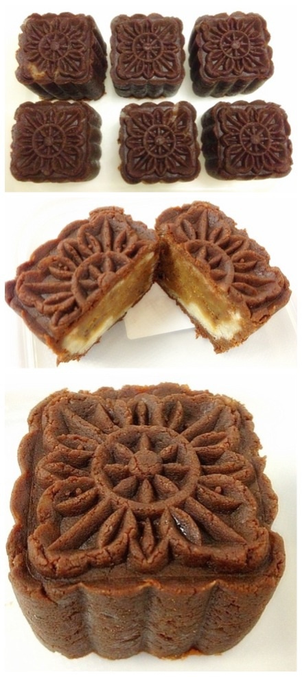 扑扑娜做的摩卡咖啡月饼(免烤)