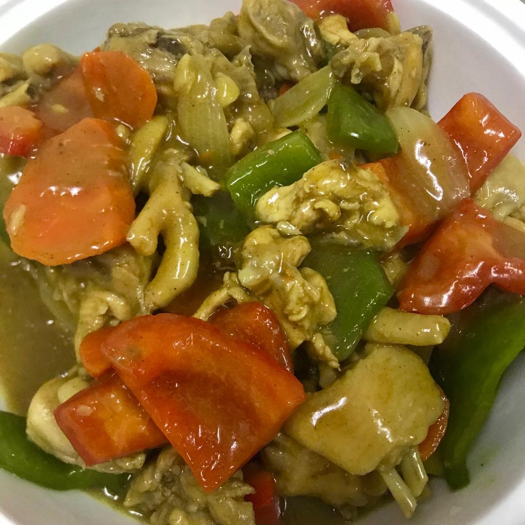 咖喱鸡肉饭