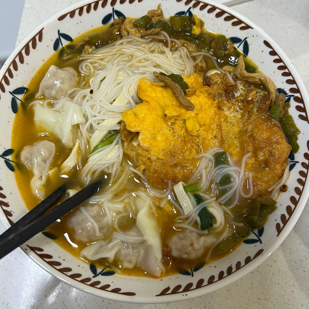 湖南米粉一碗被吃光连汤都不剩的快手早餐