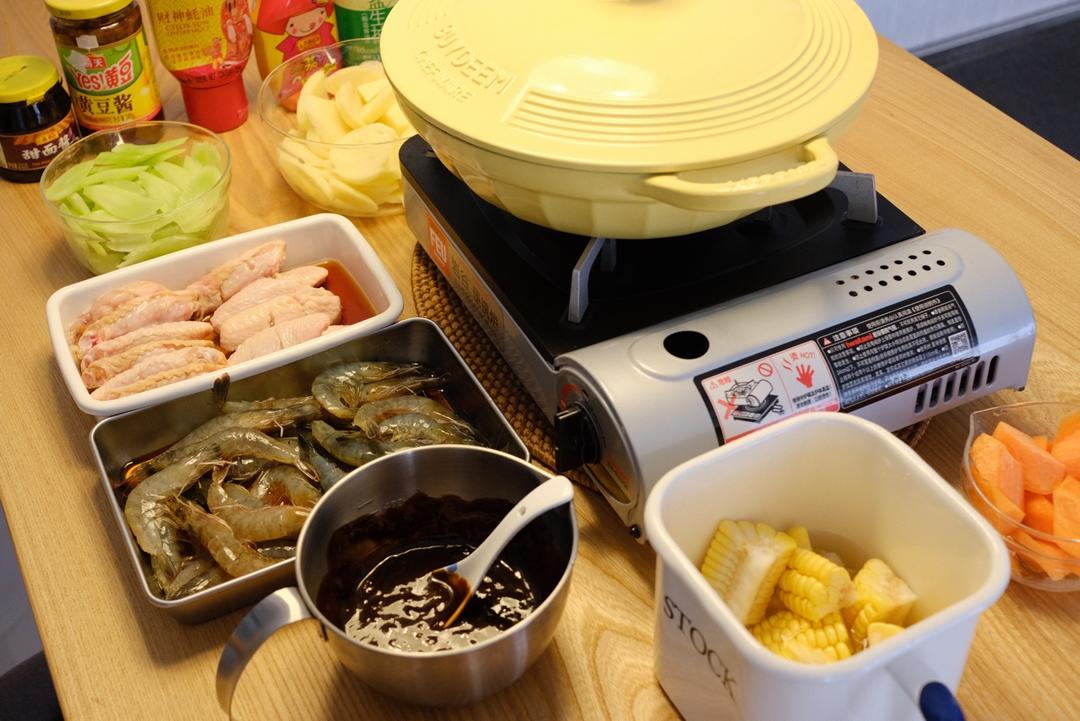 聚会大餐-咸蛋黄肉末焗娃娃菜 | 北鼎焖焗珐琅锅