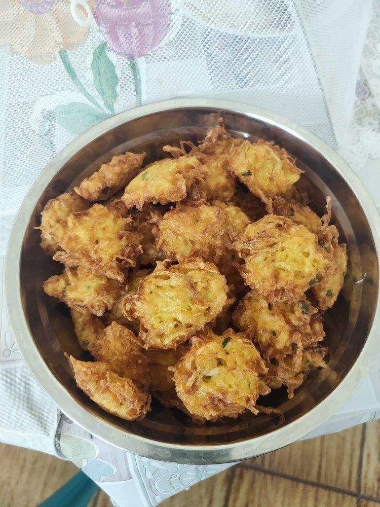 怀旧的味道，家庭版油墩子，萝卜丝球