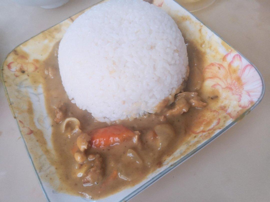 土豆咖喱鸡肉饭
