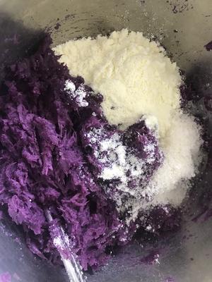 简单紫薯饼的做法 步骤2