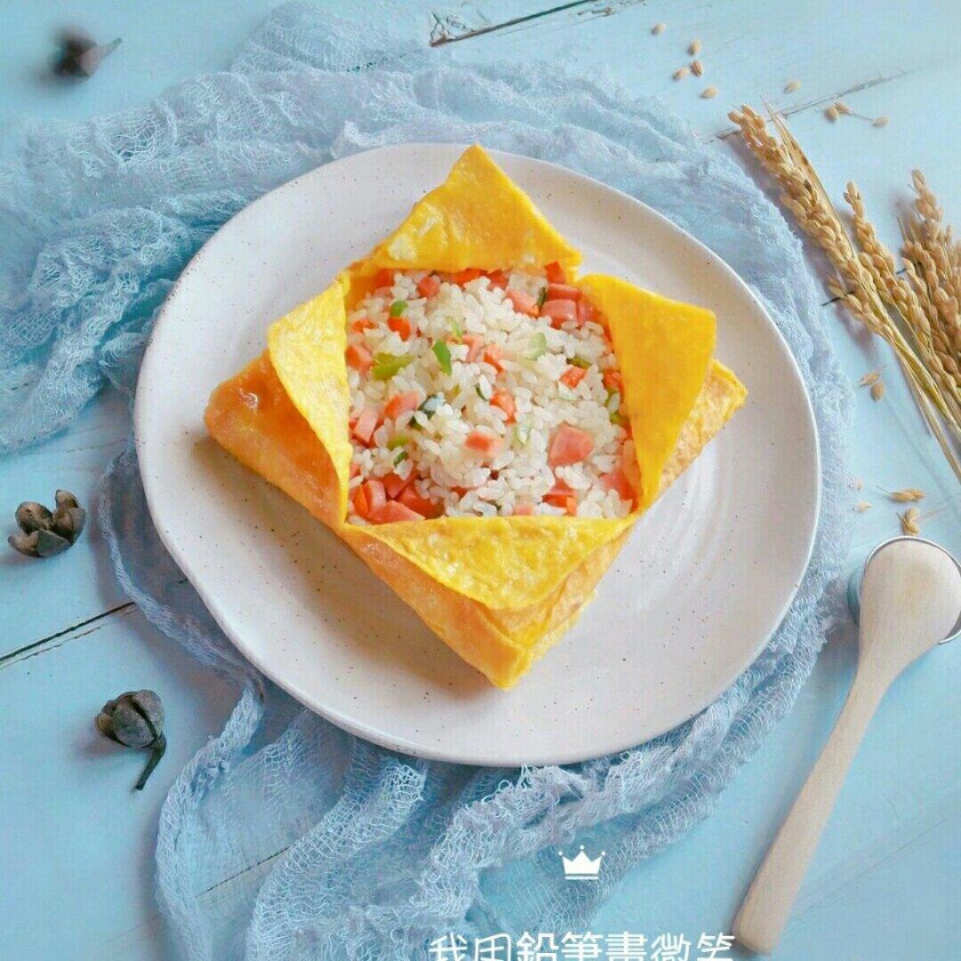 腊肠蛋包饭