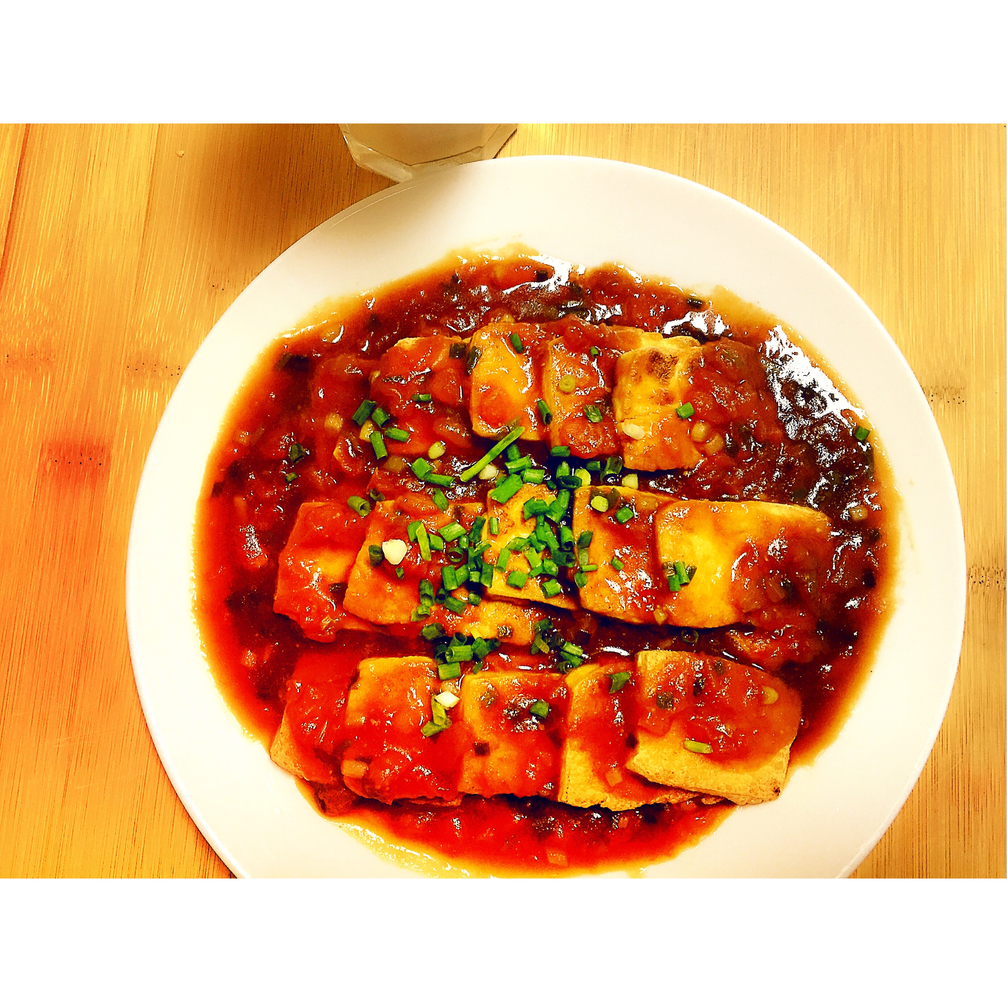 西红柿烧豆腐