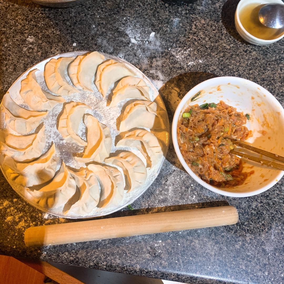 胡萝卜牛肉饺子🥟的做法