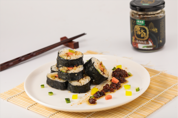 《宅家快手美食》卤肉饭酱寿司卷的做法