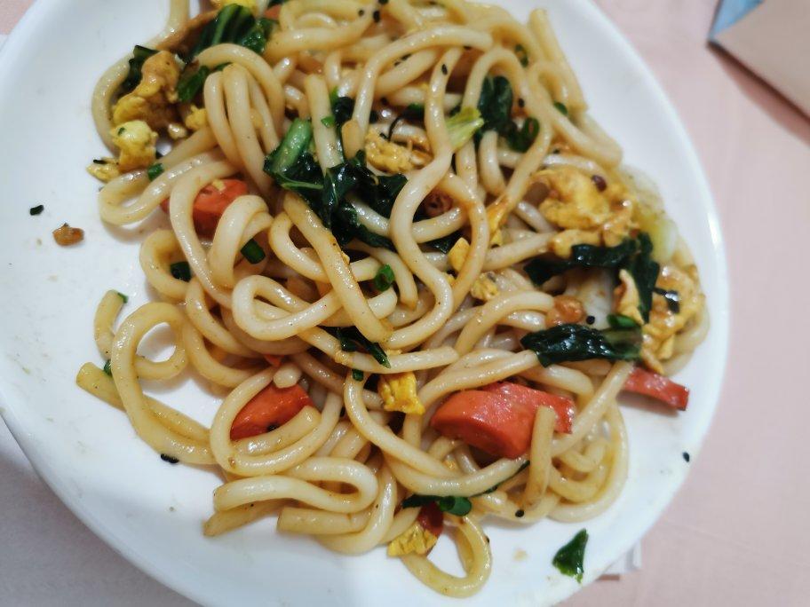 绝啊！炒乌冬面