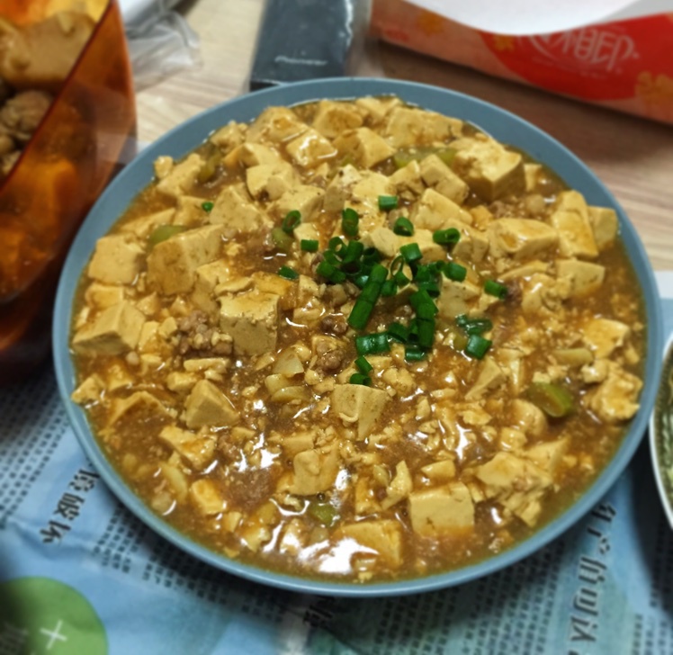 红烧肉沫豆腐