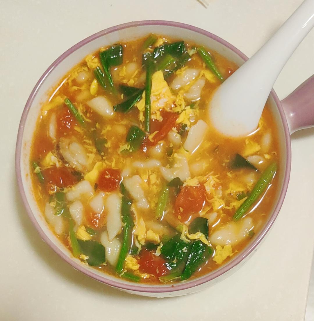 简单早餐-疙瘩汤