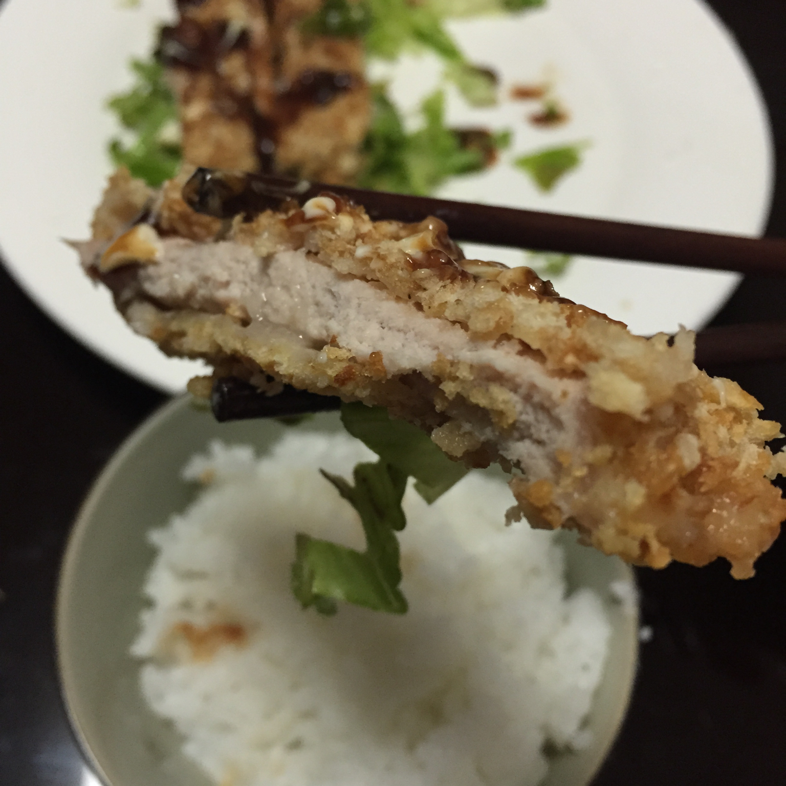 日式炸猪排（非油炸 揚げないとんかつ）