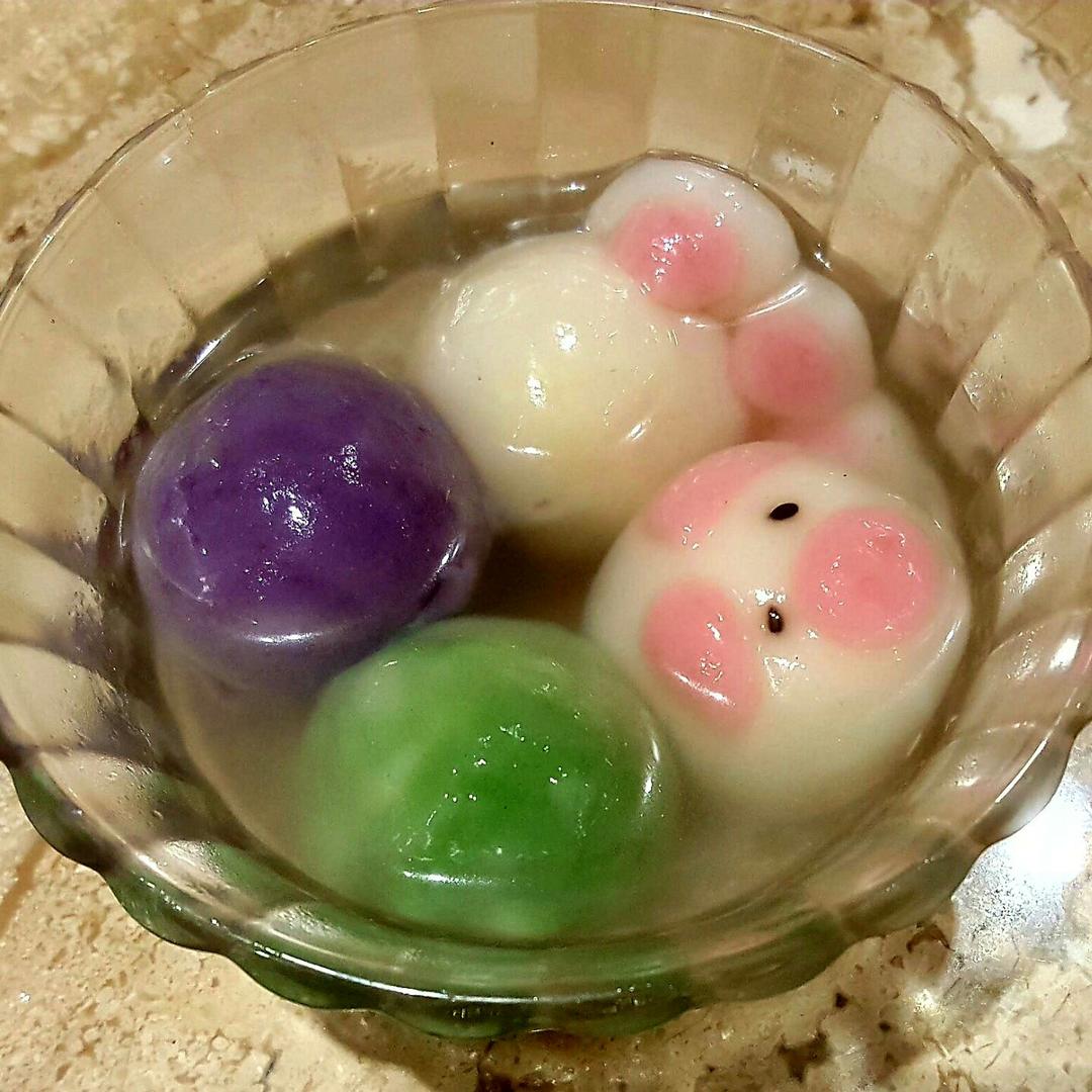 奶黄馅牛奶汤圆