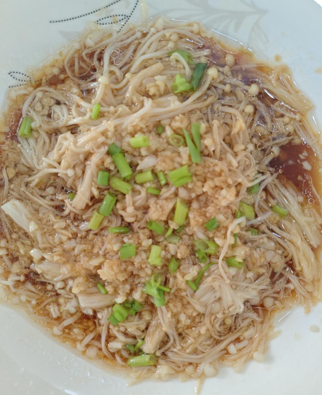 蒜蓉蒸金针菇