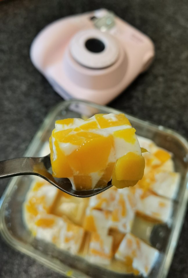 牛奶芒果冻（无糖甜品）