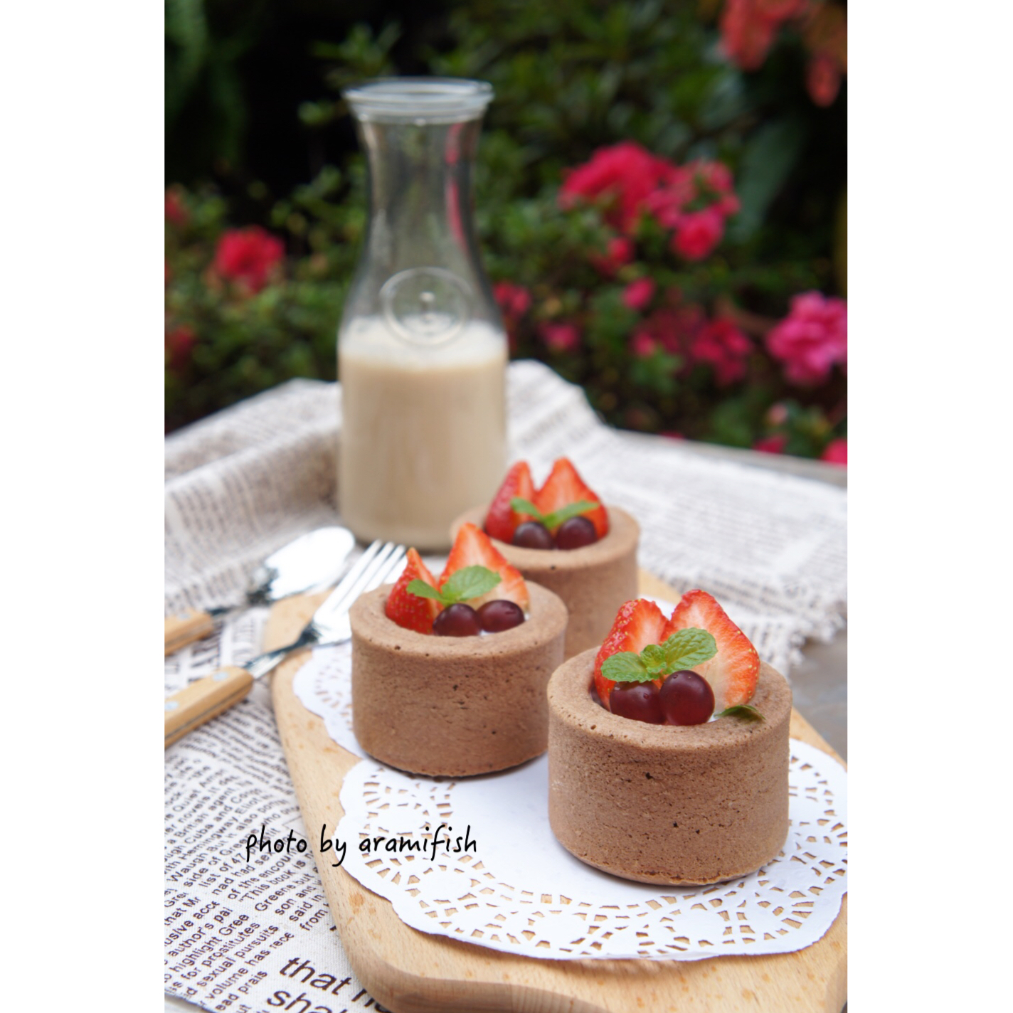 海绵蛋糕水果杯（chefmade堡尔美克模）