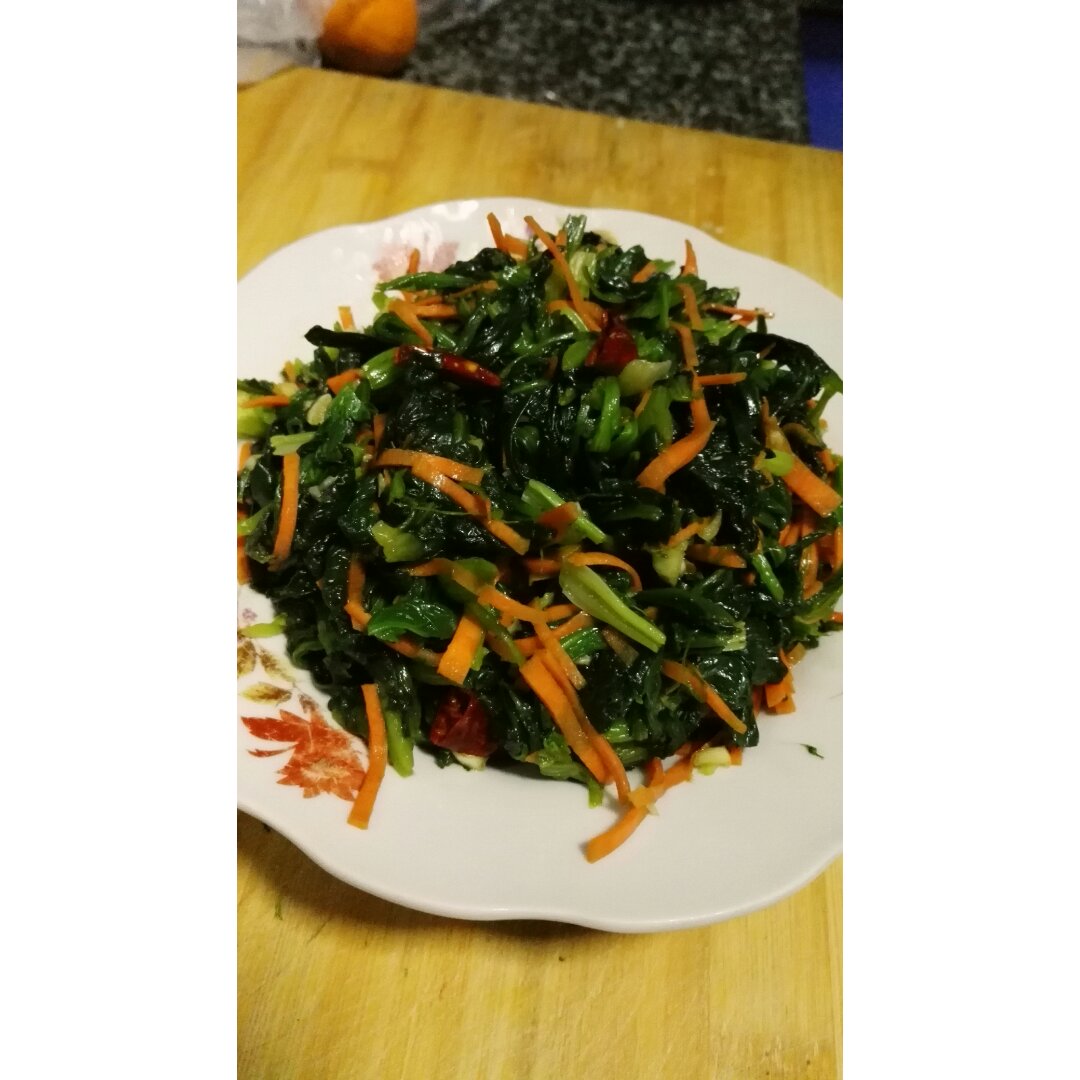 凉拌菠菜 Spinach Salad